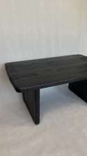 STOLIK KAWOWY NATUR BLACK - DĘBOWY